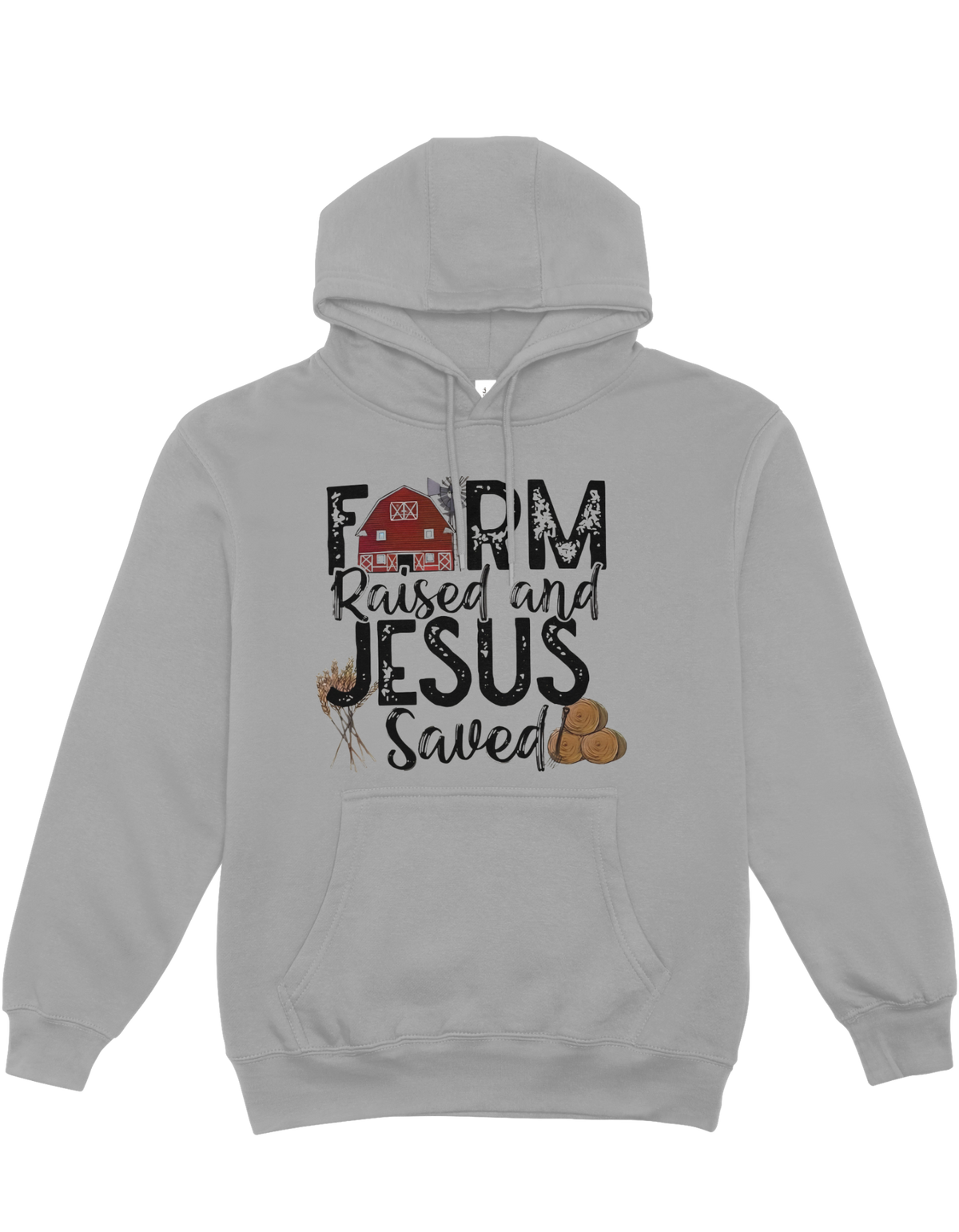Farm Raised Jesus Saved - Hoodie